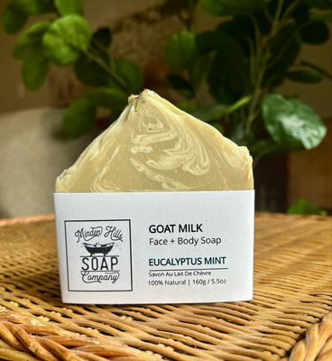 Eucalyptus Mint - 100%  Natural Goat Milk Soap