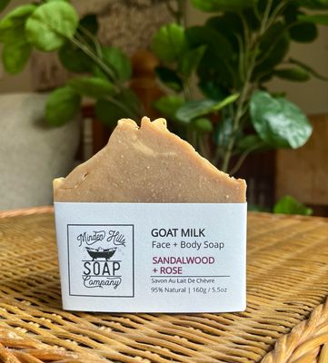 Warm Sandalwood - 95% Nearly Natural Goat Milk Soap