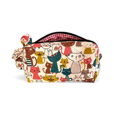 Quilted Boxy Toiletry Bag (Large)