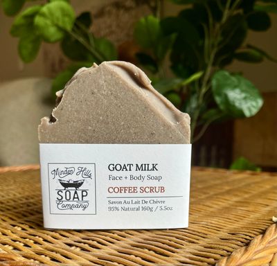 Coffee Scrub - 95% Nearly Natural Goat Milk