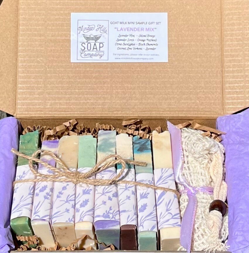 Goat Milk Mini Sample Gift Set, Select: Lavender Mix