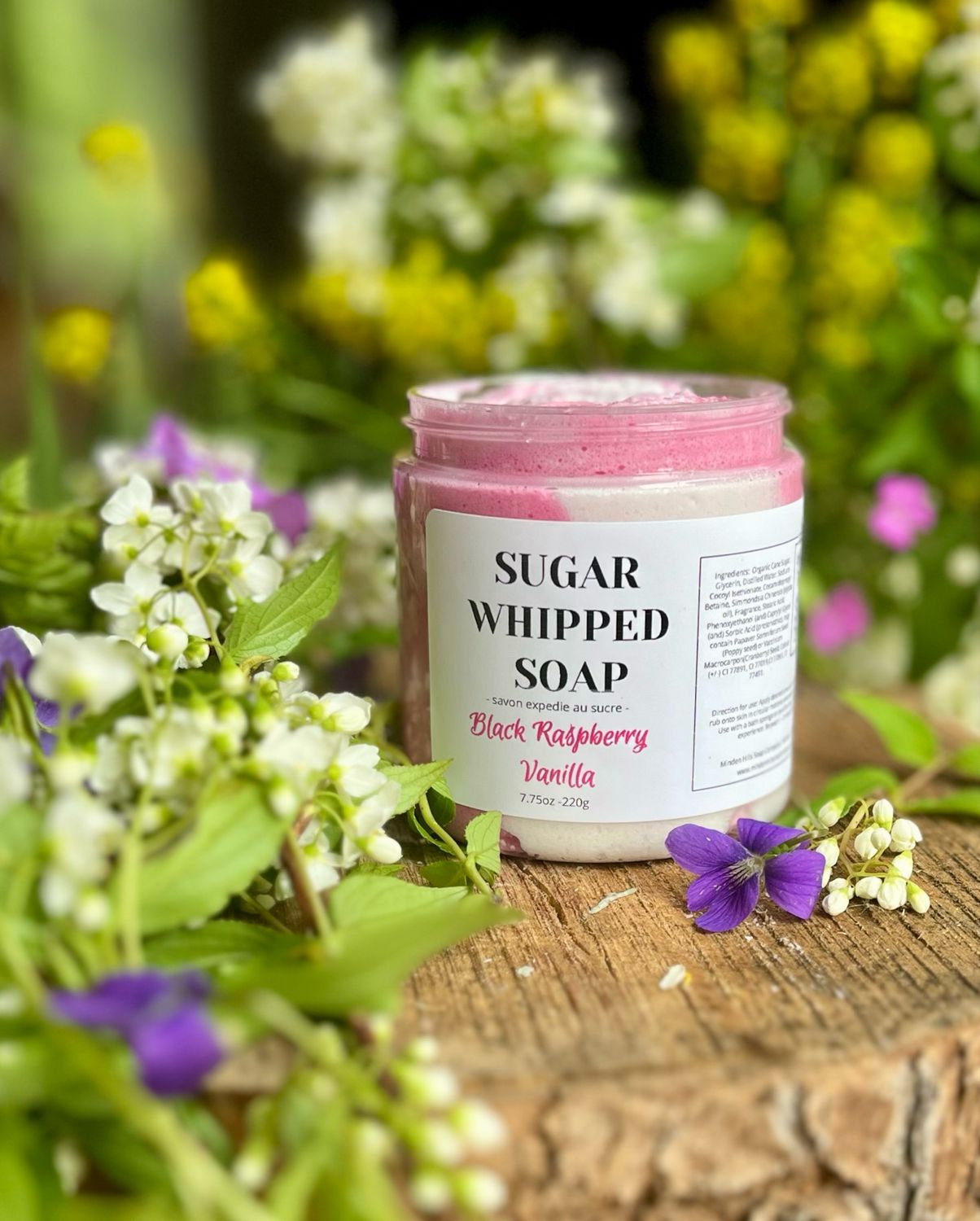 Sugar Whipped Soap, Select: Black Raspberry Vanilla