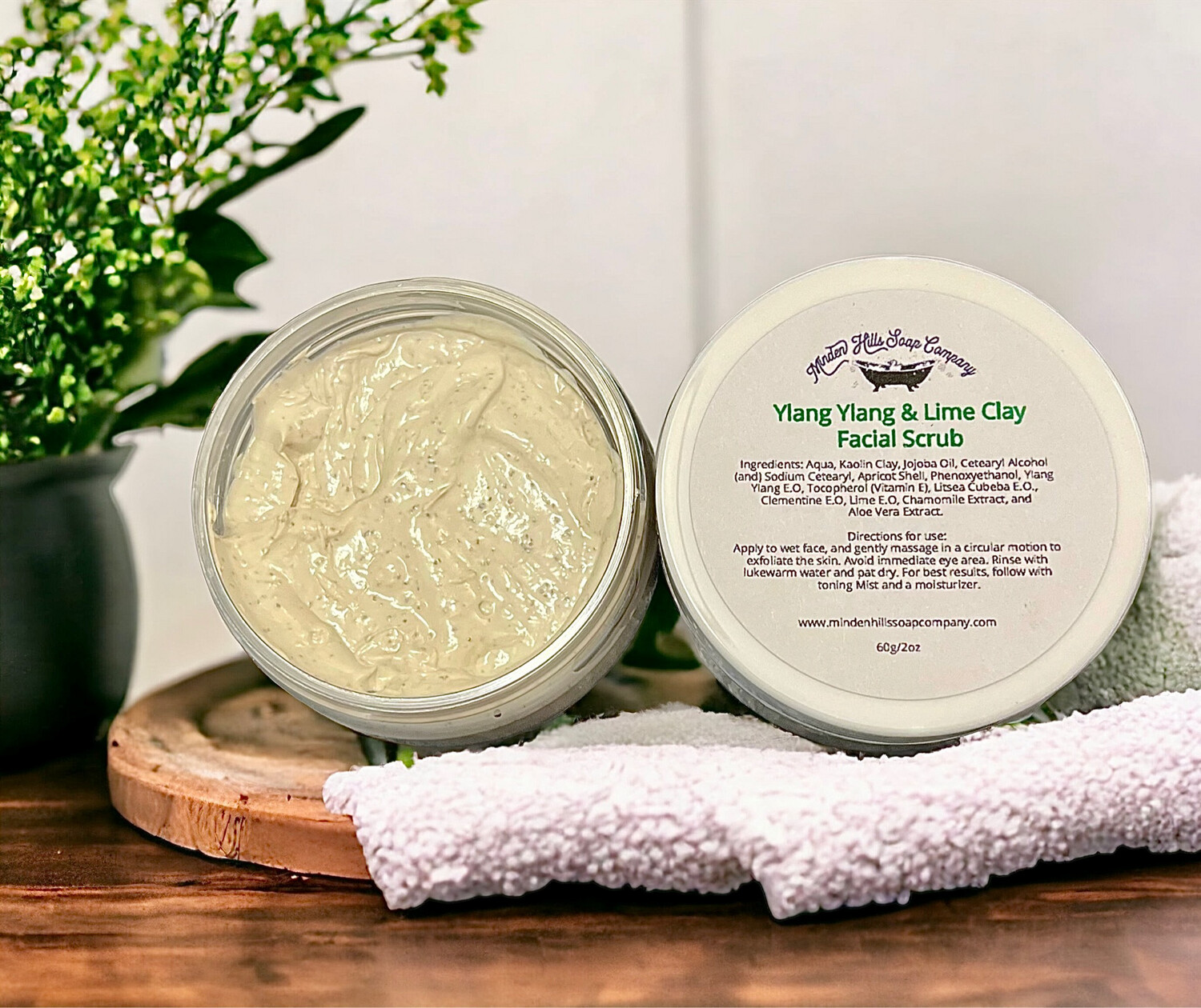 Ylang Ylang + Lime Clay Face Scrub