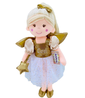 Gold Fairy Rag Doll