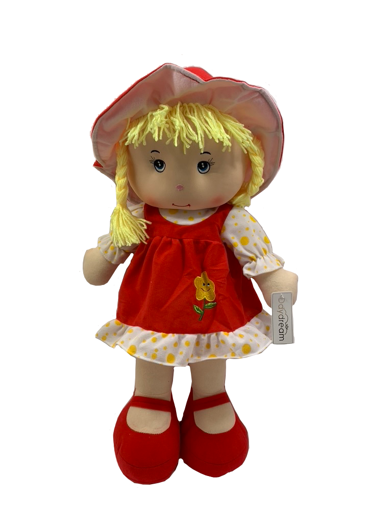 Large Red Rag Doll