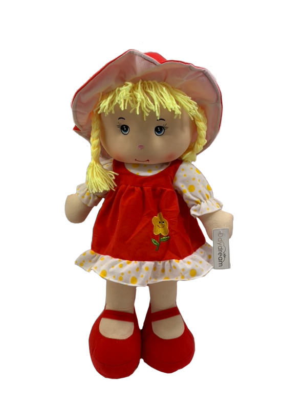 Large Red Rag Doll