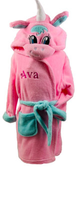 Pink unicorn Dressing gown