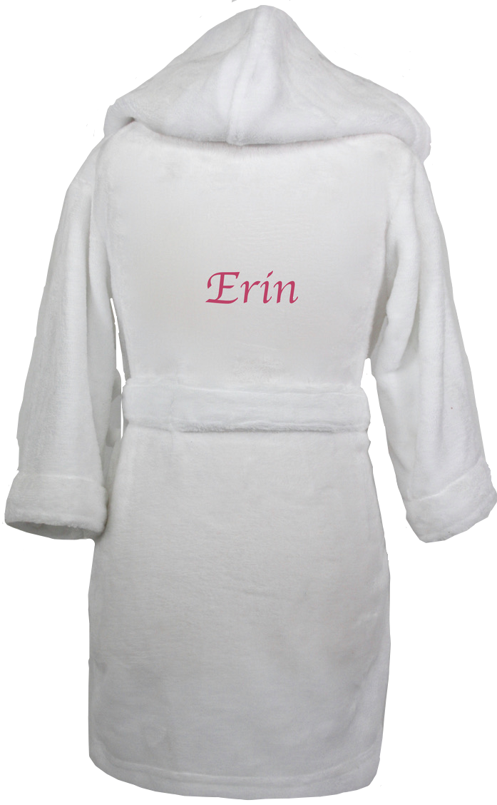 Personalised White Dressing gown