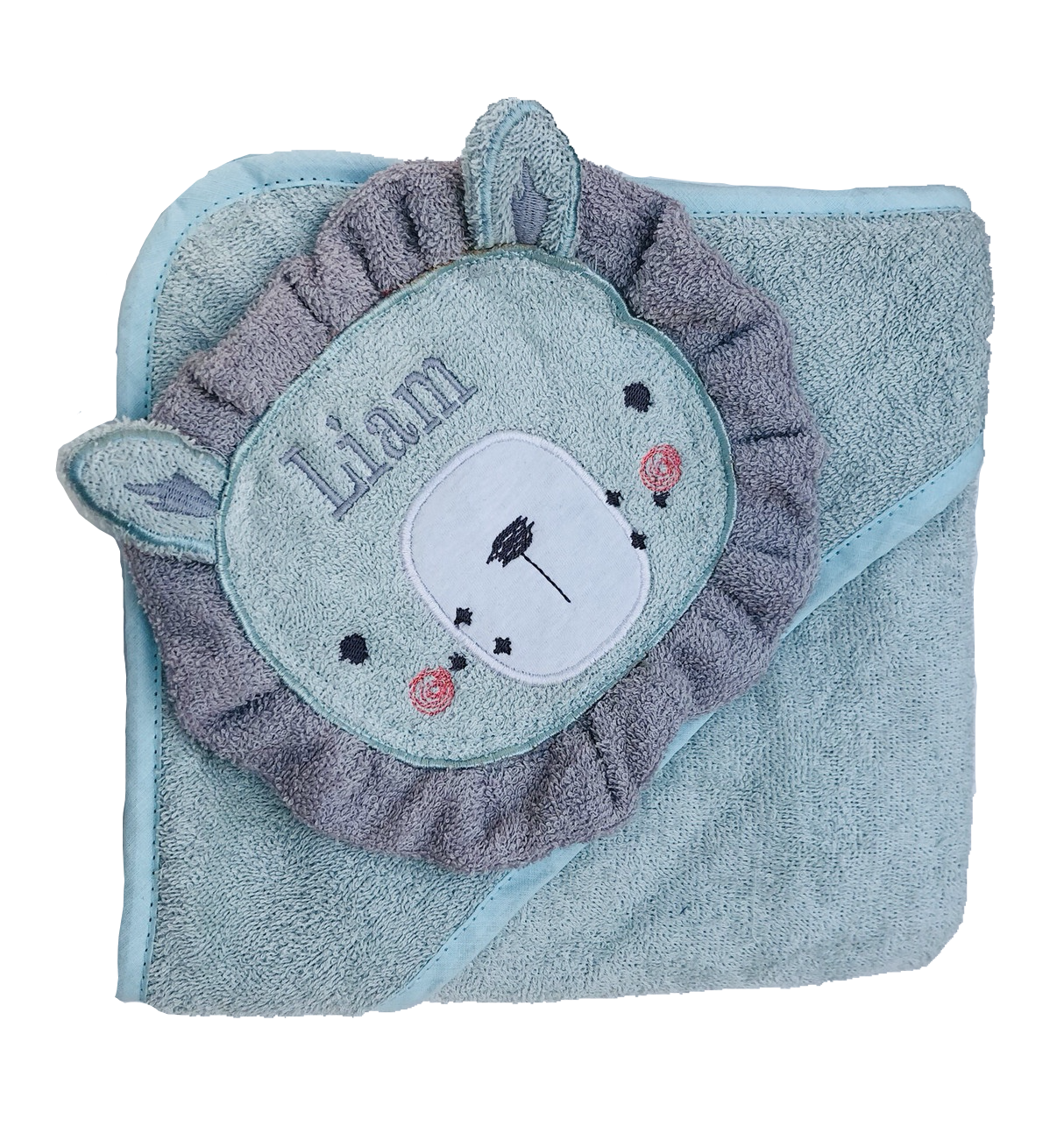 Blue Lion Baby Bath Towel
