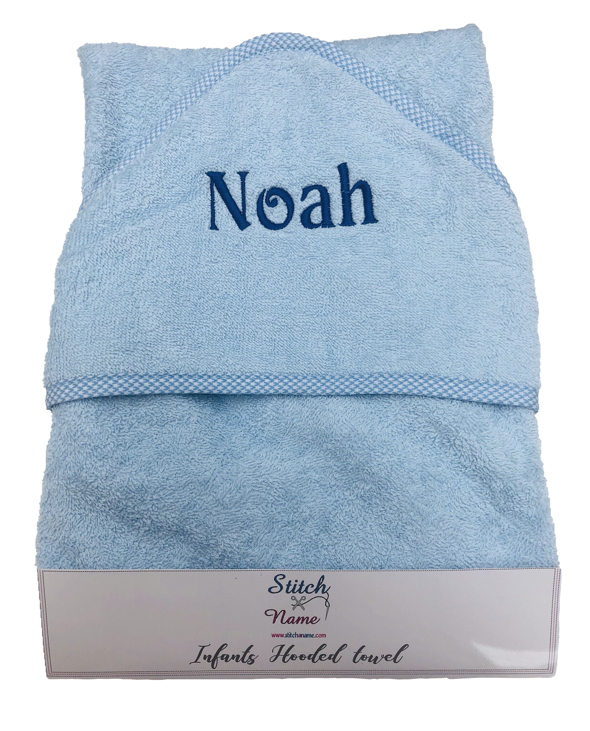 Blue Hooded Baby Bath Towel