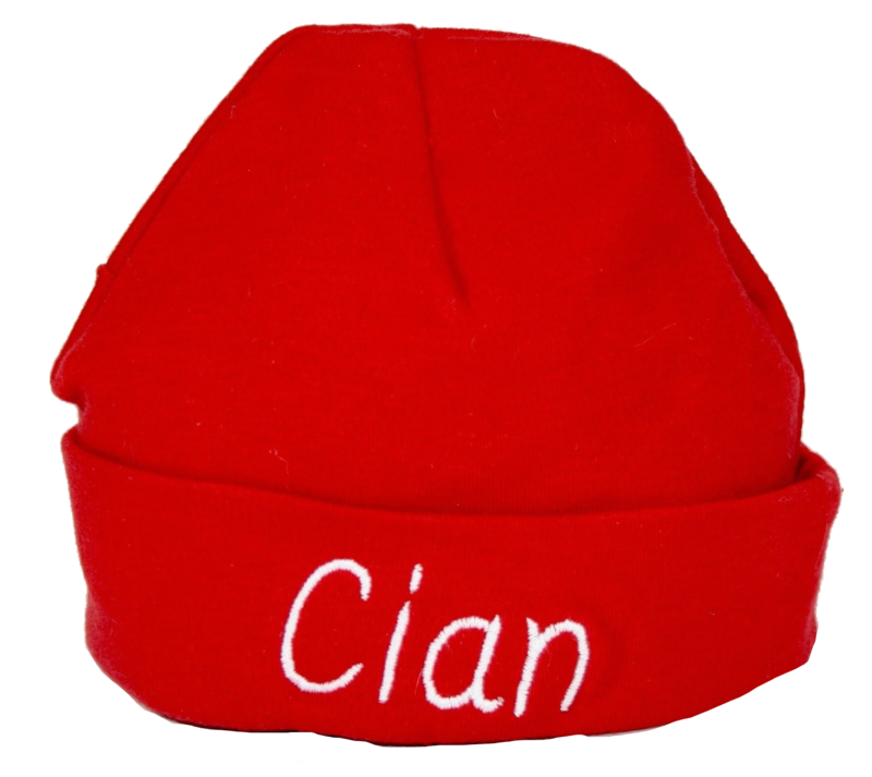 Red baby hat