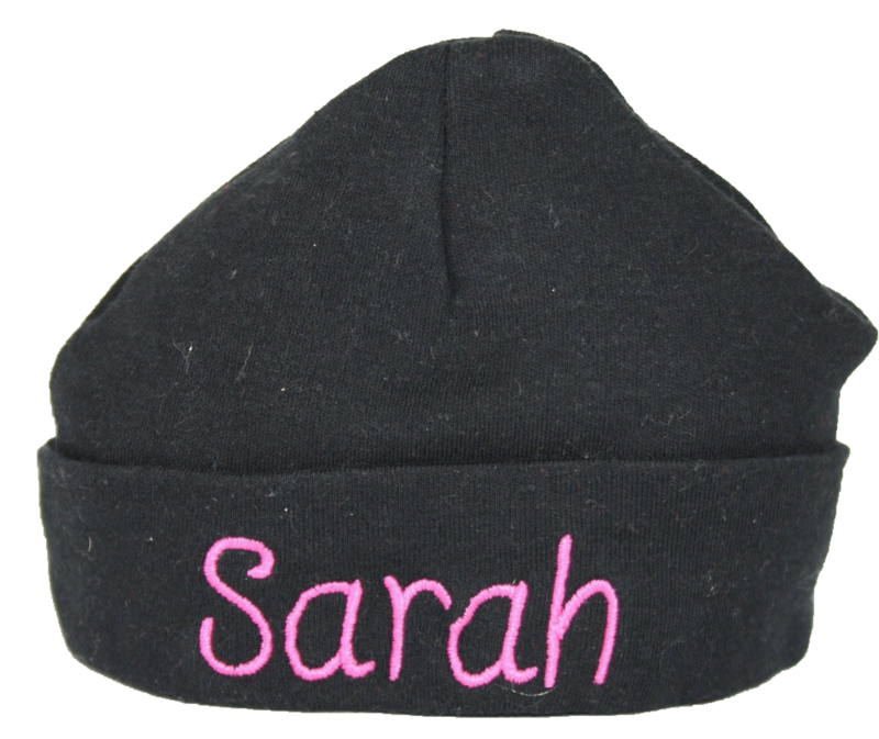 Black baby hat