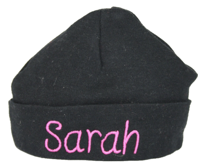 Black baby hat