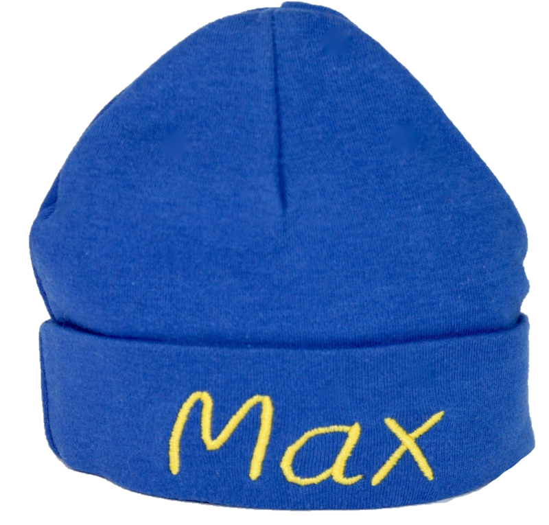 Blue Cotton Baby Hat