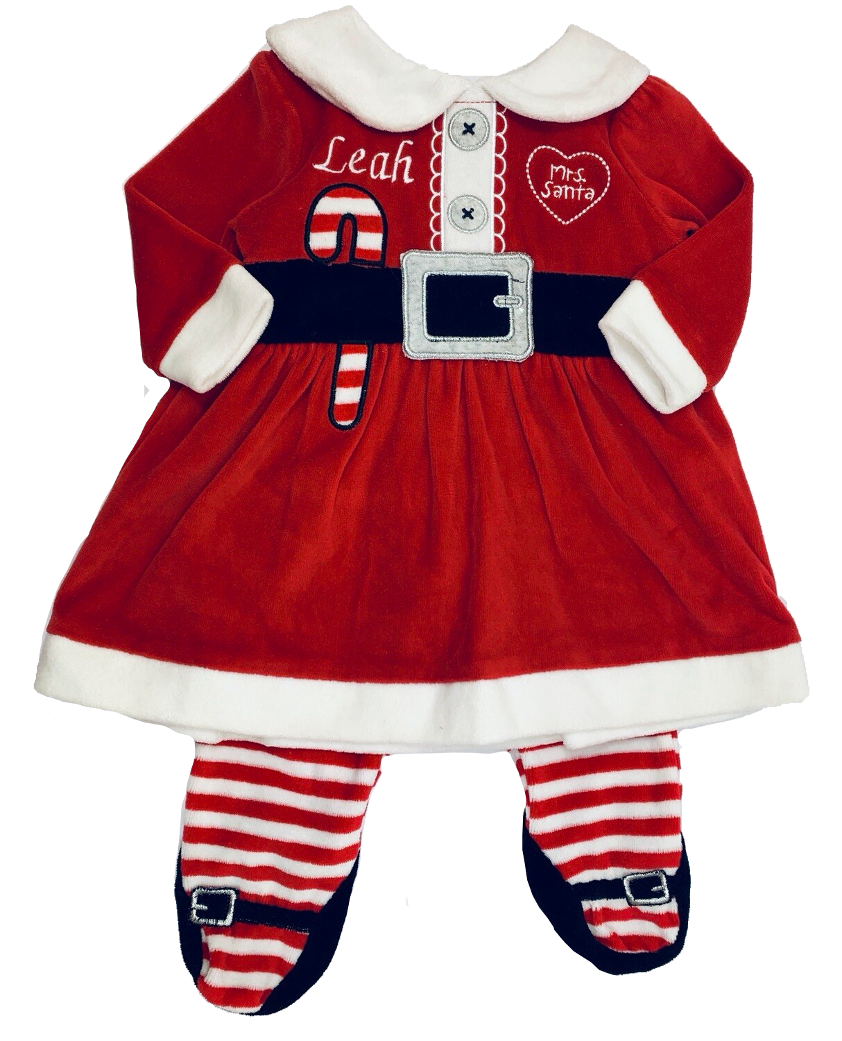Mrs Santa Baby Dress and Leggings