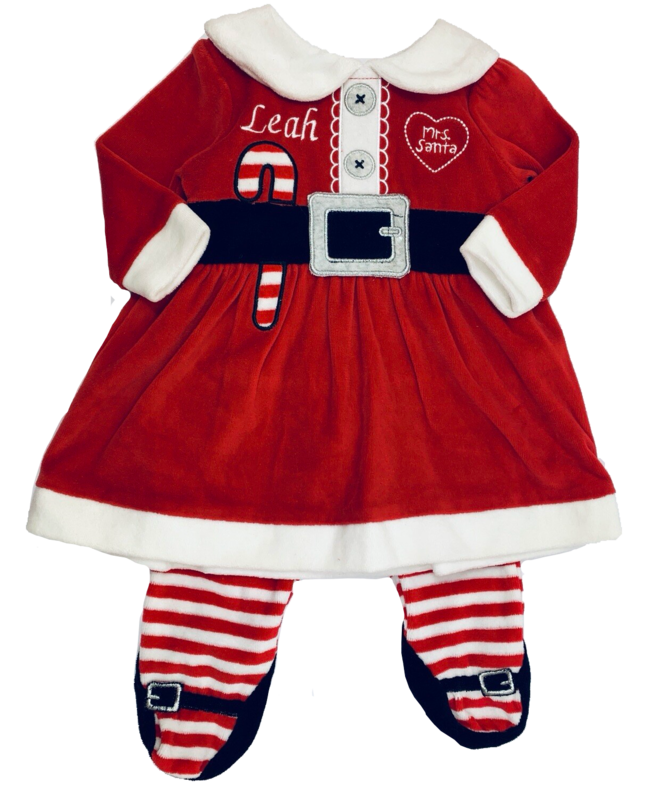Mrs Santa Baby Dress and Leggings