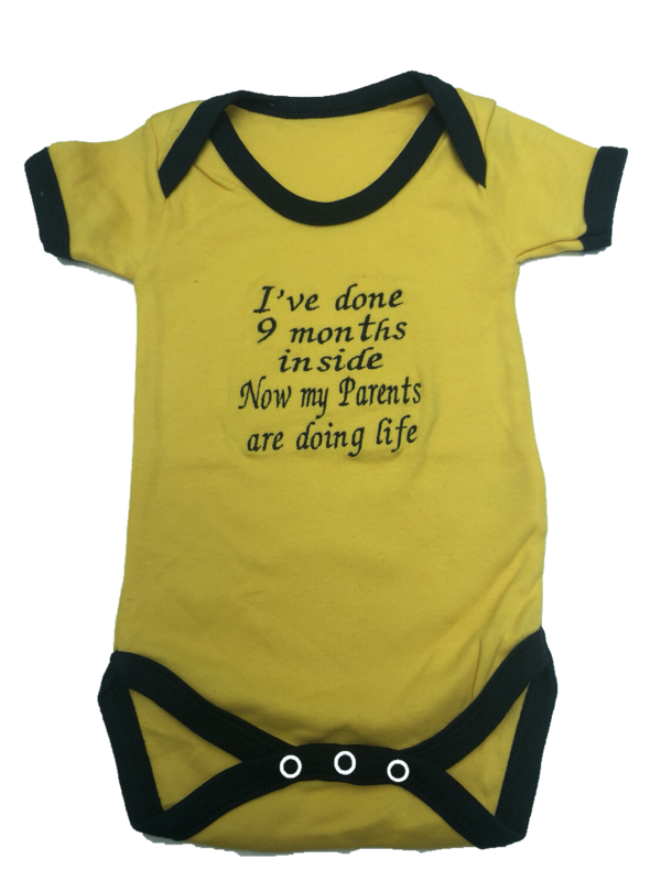 Yellow with Black Trim Vest
