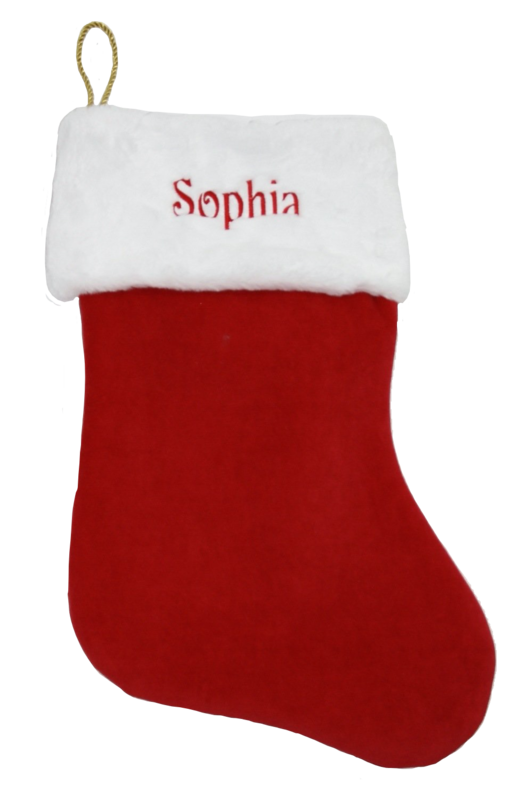 Deluxe Personalised Christmas Stocking