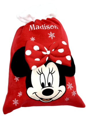 Personalised Disney Minnie Mouse Christmas Sack