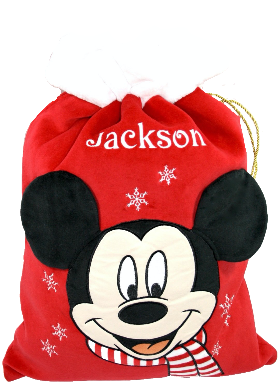 Personalised Mickey Mouse Christmas Sack Disney
