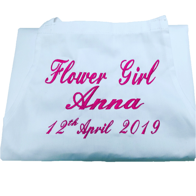 Children's White Apron