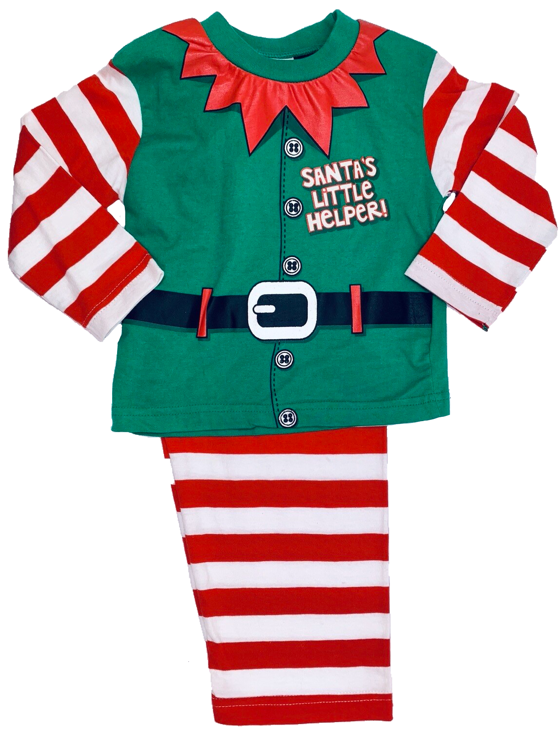 Personalised Elf little helper pyjamas