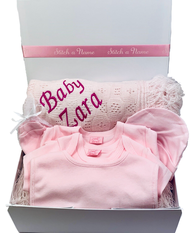 New baby girl gift box