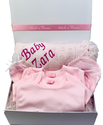 New baby girl gift box