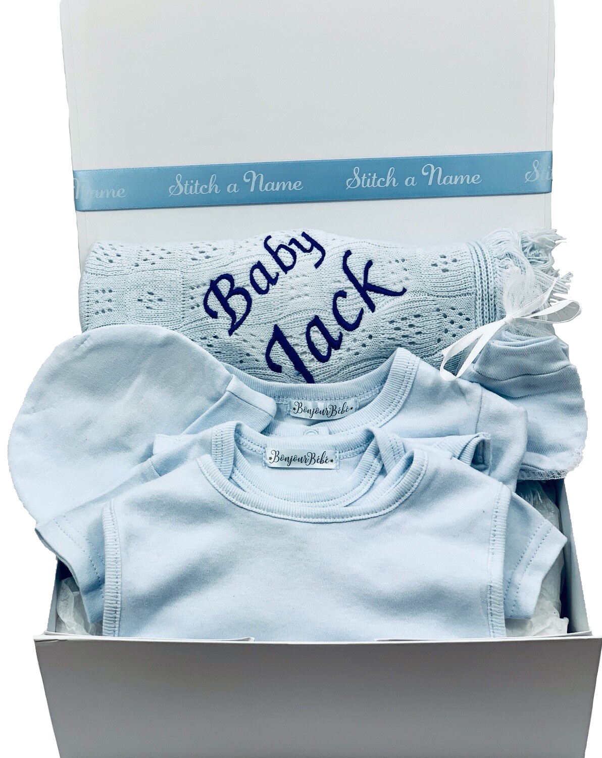 New baby boy gift box