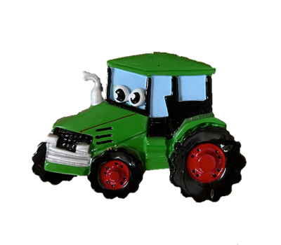 Tractor Christmas tree ornament