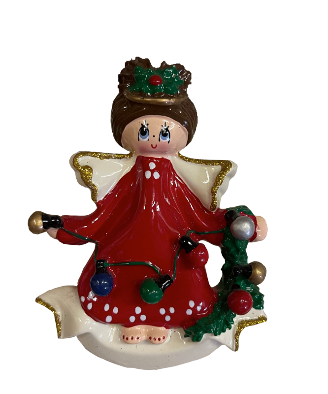 Red Angel ornament