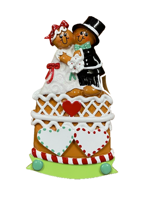 Wedding day ornament
