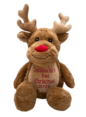 Personalised Rudolph bear