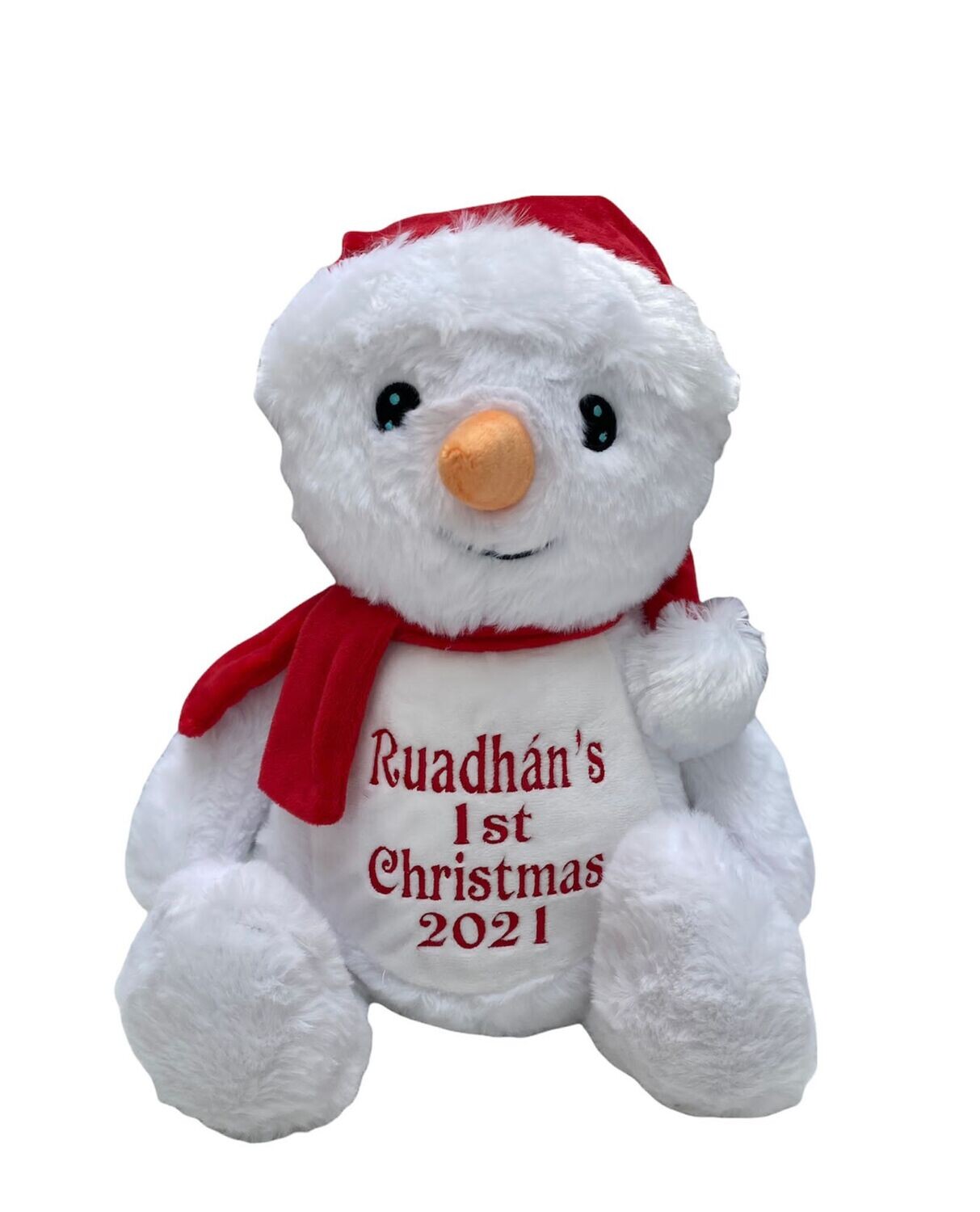 Personalised Snowman teddy
