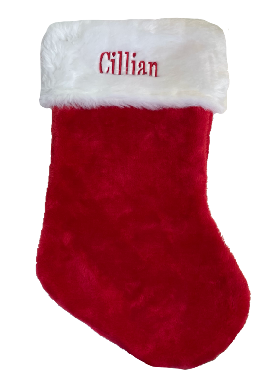 Personalised Plush Christmas Stocking
