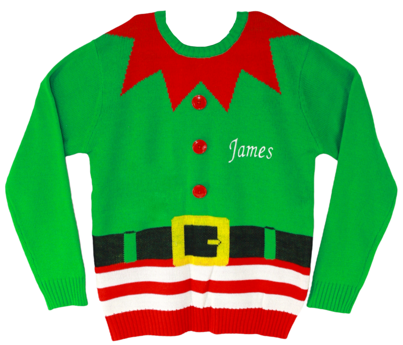Children&#39;s Elf Christmas Jumper