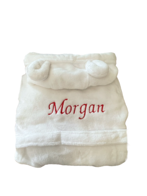 White Communion Dressing Gown with Ears