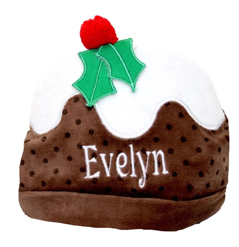 Christmas Pudding Velvet Hat