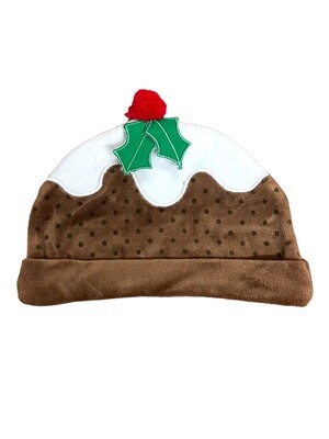 Christmas Pudding Velvet Hat