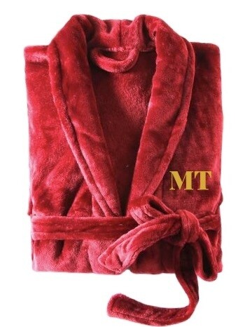 Personalised Red Adult House Coat
