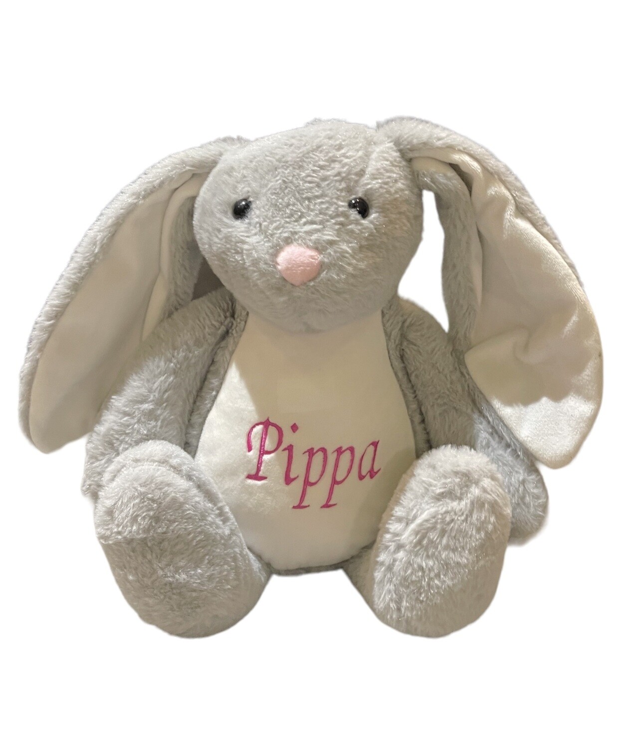 Grey Bunny Cubbie Teddy