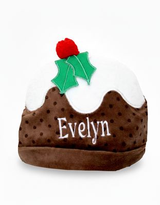 Christmas Pudding Velvet Hat