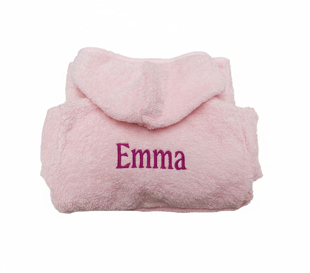 Pink Towelling bath Robe