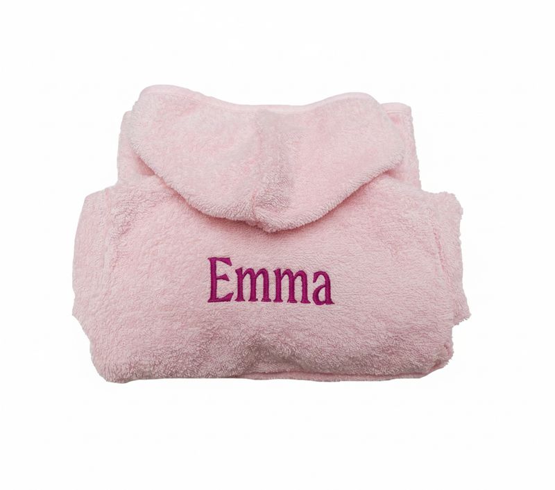 Pink Towelling bath Robe