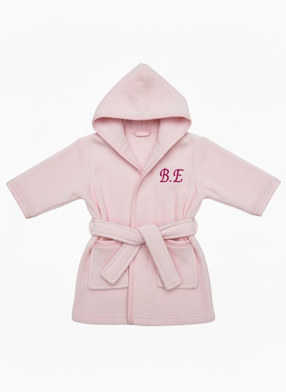 Pink Towelling bath Robe
