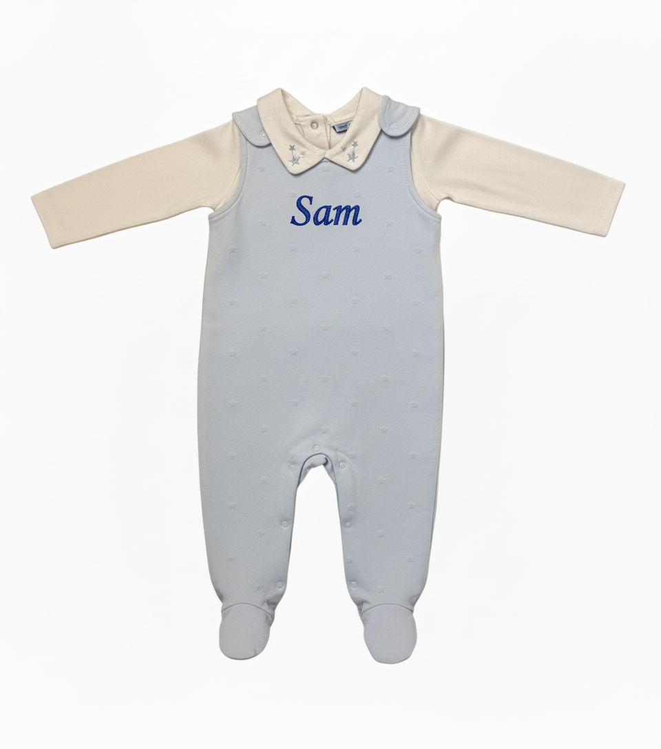 Blue Baby Suit With Stars