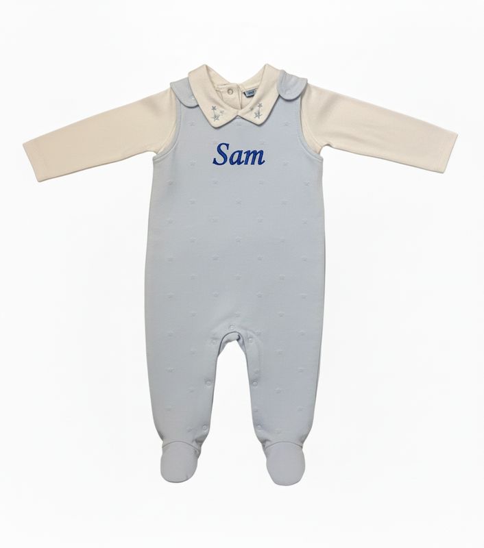 Blue Baby Suit With Stars