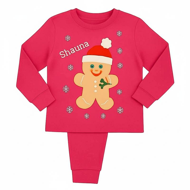 Pink ginger bread pyjamas