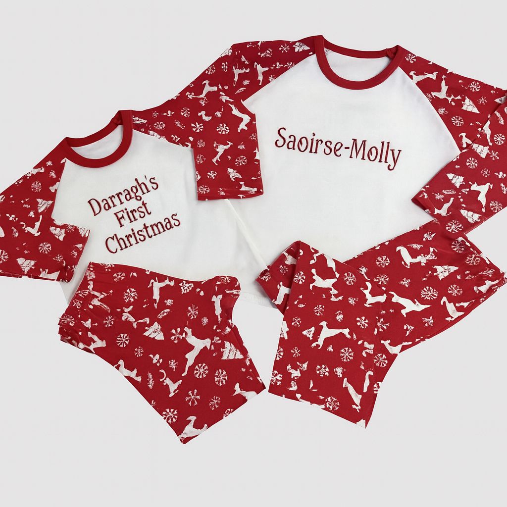 Personalised Matching Family Pyjamas