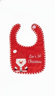 Personalised Santa Christmas Bib